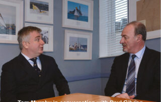 Tom Murphy (L) MLP and Paul Gibson (R) from Irish Broker