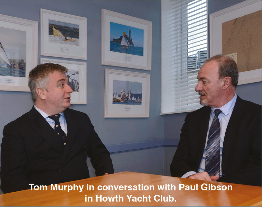 Tom Murphy (L) MLP and Paul Gibson (R) from Irish Broker